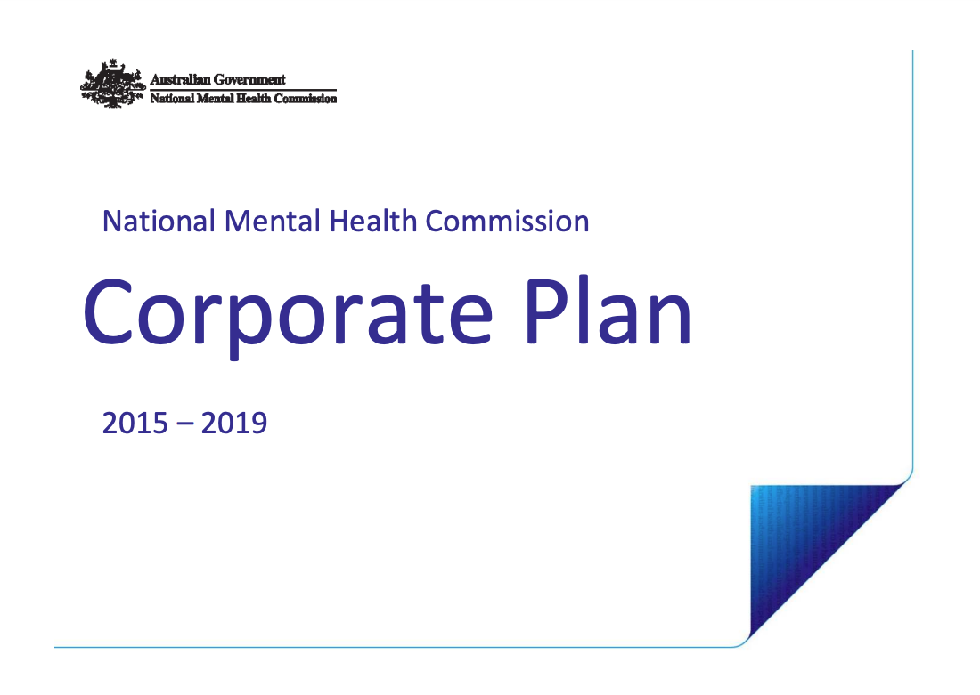 Corporate Plan 2015 - 2019
