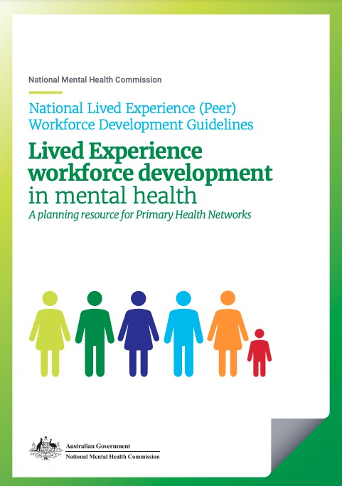 National Lived Experience (Peer) Workforce Development Guidelines, Lived Experience workforce development in mental health