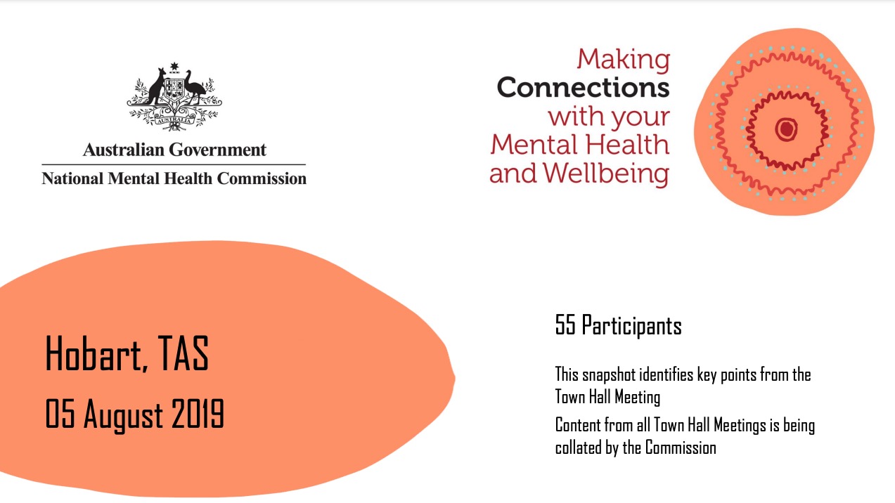 Making Connections with your Mental Health and Wellbeing, Hobart, TAS