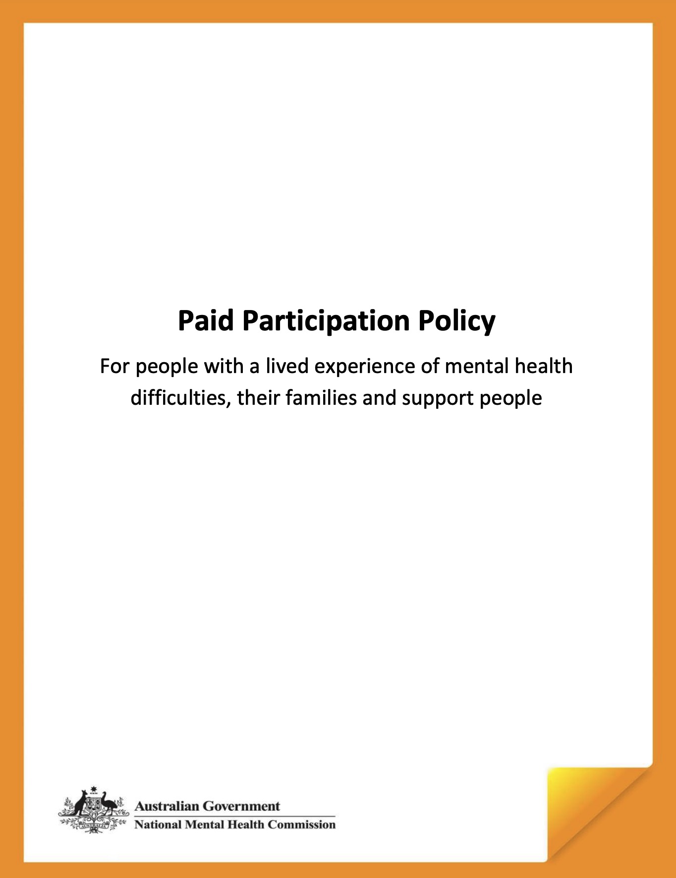 Paid Participation Policy, 2020