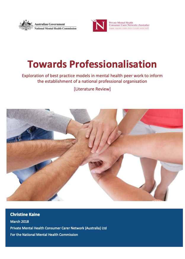 Towards Professionalisation 
