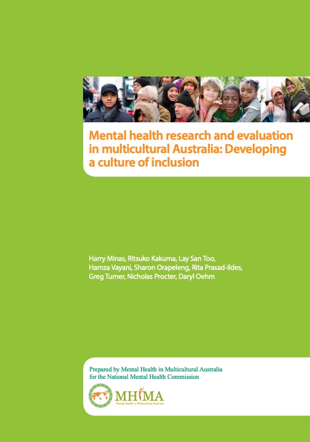 Mental health research and evaluation in multicultural Australia: Developing a culture of inclusion