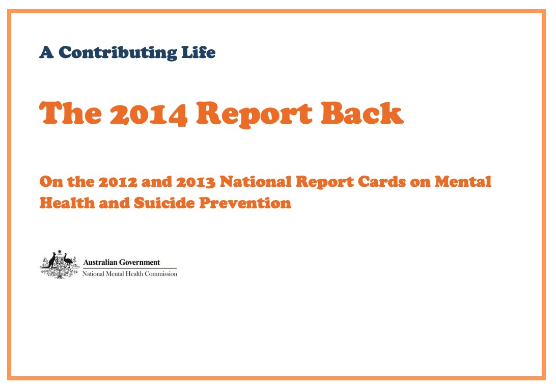 The 2014 Report Back