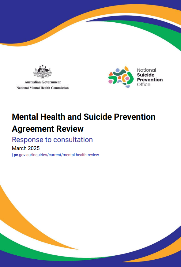 Cover of the Submission by NMHC and NSPO on the National Agreement