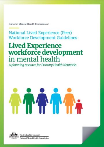 National Lived Experience (Peer) Workforce Development Guidelines, Lived Experience workforce development in mental health