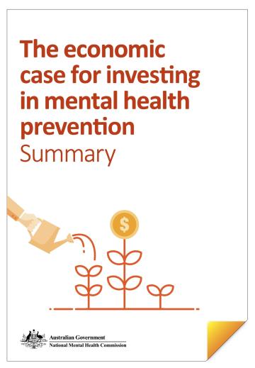 The economic case for investing in mental health prevention, Summary