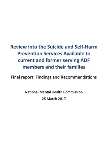 Final report: Findings and Recommendations