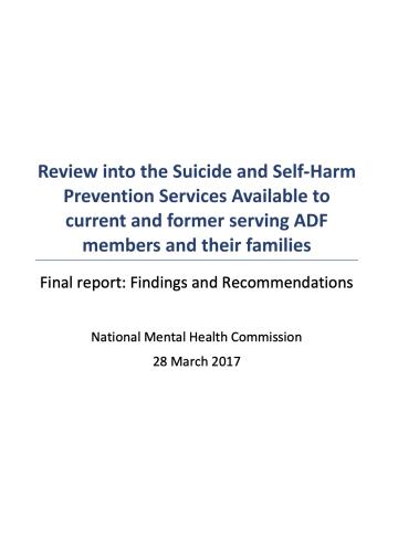 Final report: Findings and Recommendations