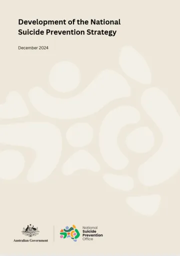 The National Suicide Prevention Strategy | National Suicide Prevention ...