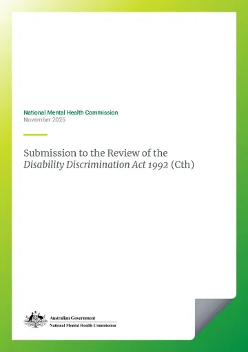Submission to the Review of the Disability Discrimination Act 1992 (Cth)